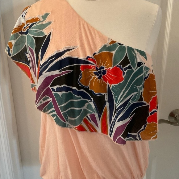 NWT Free People Annka Bubble One Shoulder Top - Picture 5 of 8